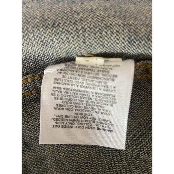 Wrangler Denim Jacket Women’s Size XXL Distressed Cowgirl Cowboy Rodeo Western - Picture 8 of 9